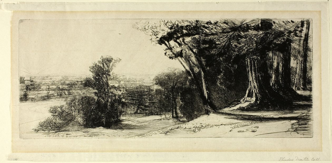 清晨，里士满公园 作者 弗朗西斯·西摩·哈登（Francis Seymour Haden）