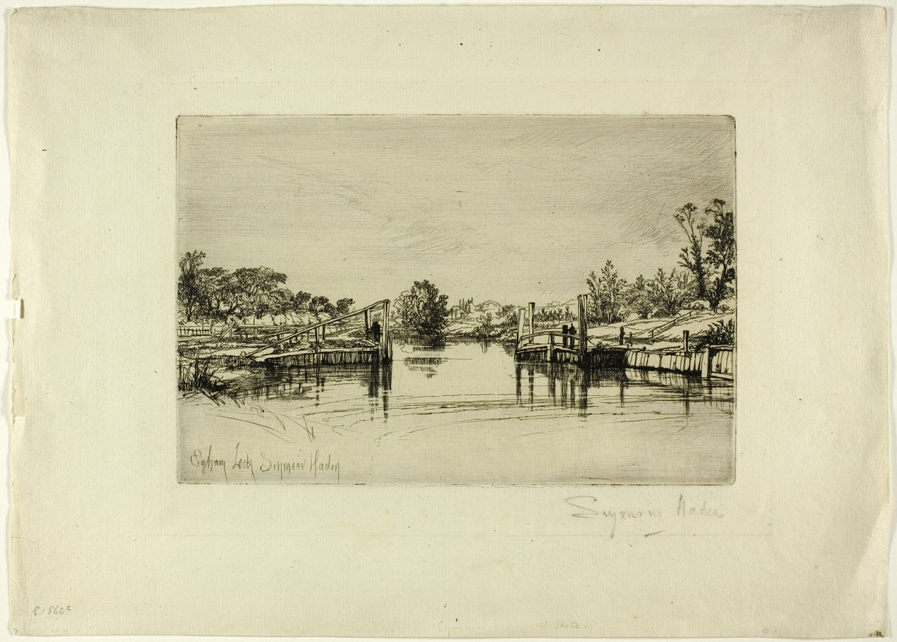 埃格姆船闸 作者 弗朗西斯·西摩·哈登（Francis Seymour Haden）