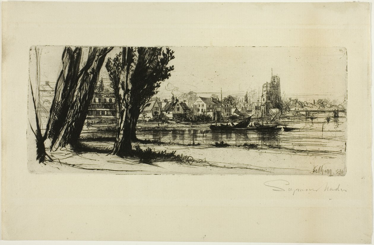 富勒姆 作者 弗朗西斯·西摩·哈登（Francis Seymour Haden）