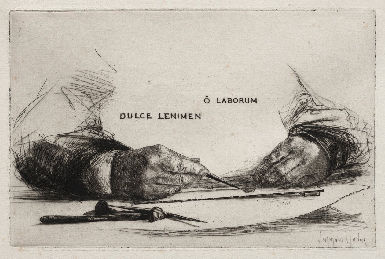 手蚀刻，1865年。 作者 弗朗西斯·西摩·哈登（Francis Seymour Haden）