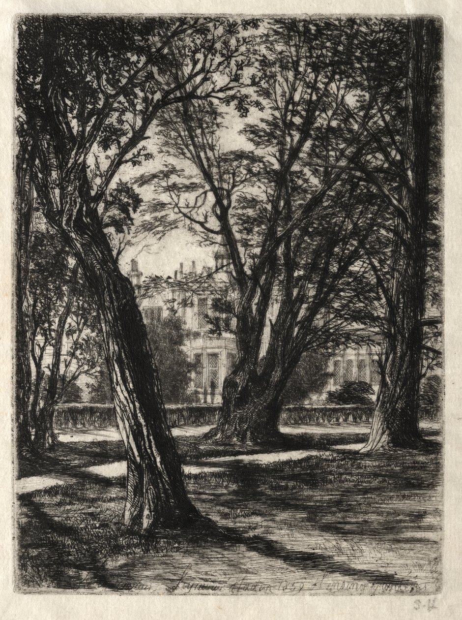 肯辛顿花园 作者 弗朗西斯·西摩·哈登（Francis Seymour Haden）