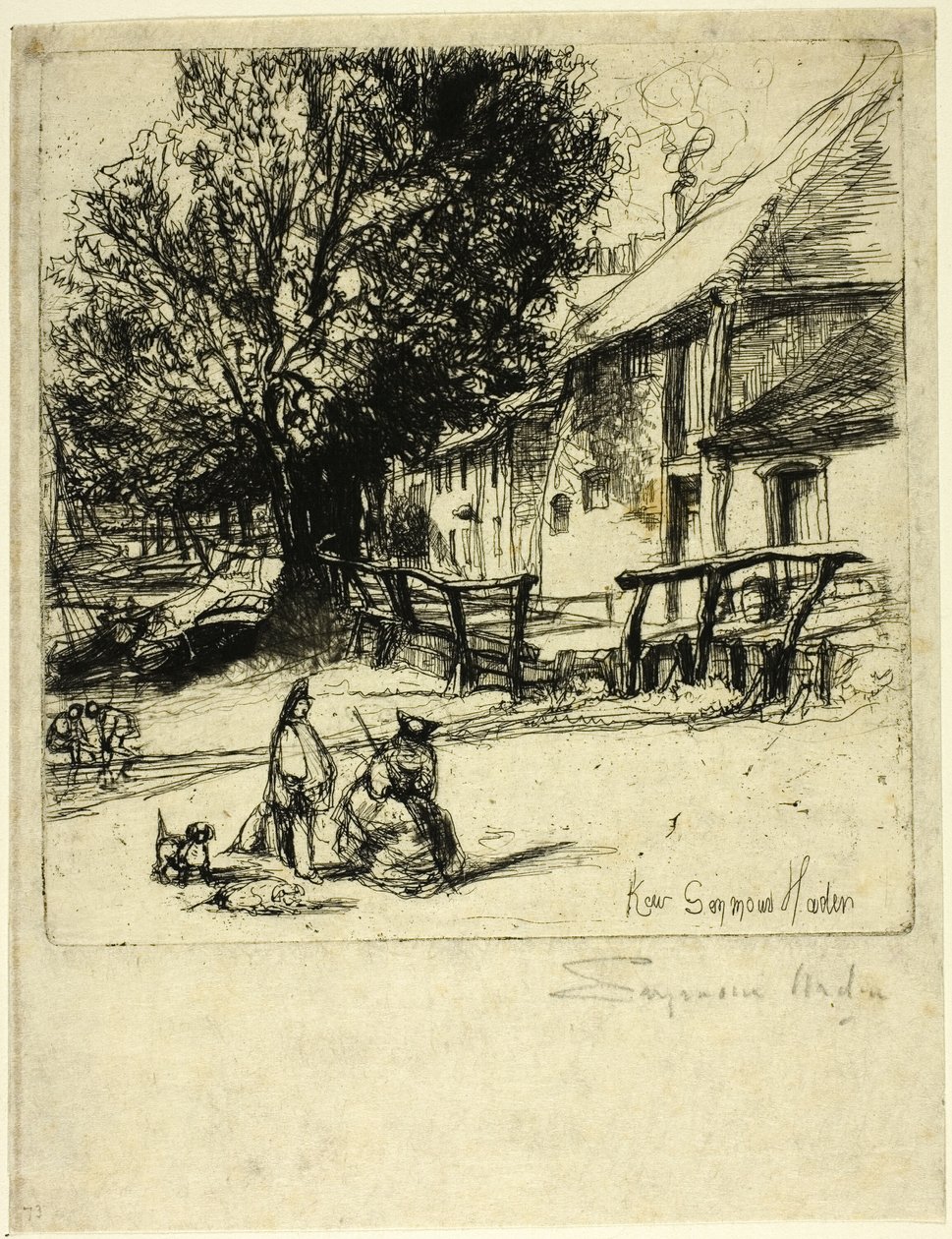 邱园，片段 作者 弗朗西斯·西摩·哈登（Francis Seymour Haden）