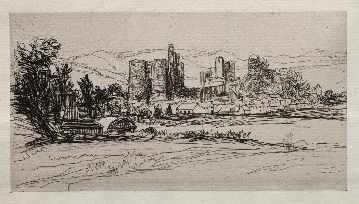 基德韦利城堡 作者 弗朗西斯·西摩·哈登（Francis Seymour Haden）
