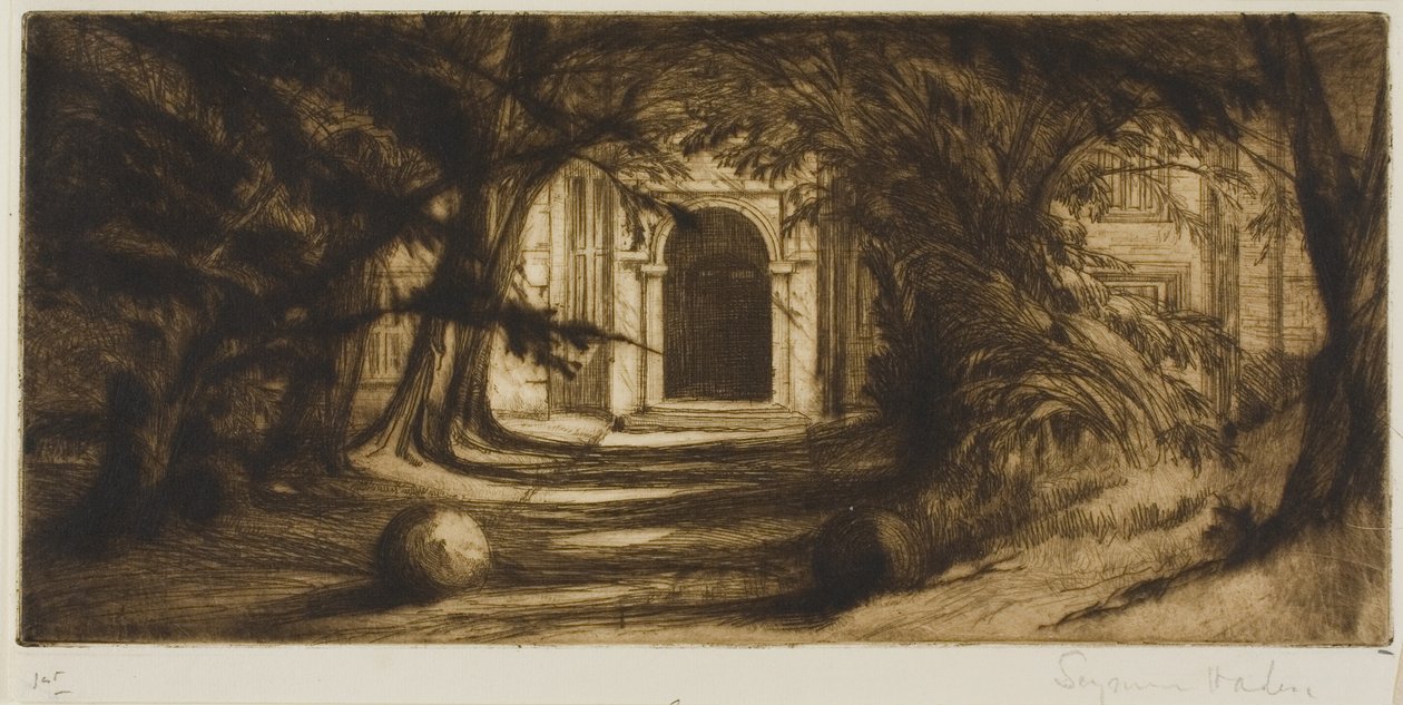 米顿厅 作者 弗朗西斯·西摩·哈登（Francis Seymour Haden）