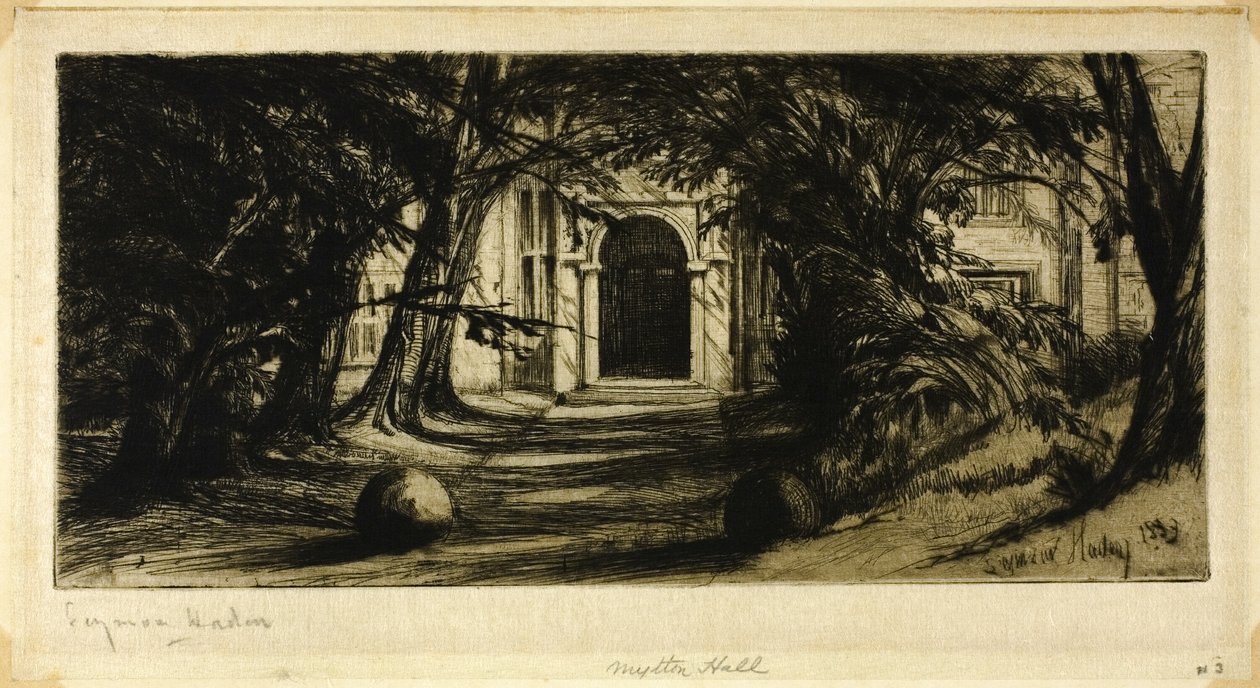 米顿厅 作者 弗朗西斯·西摩·哈登（Francis Seymour Haden）