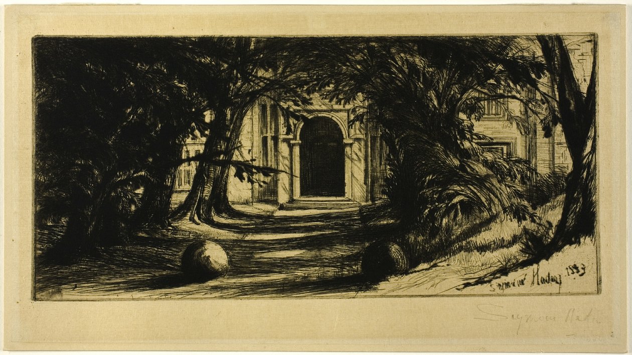 米顿厅 作者 弗朗西斯·西摩·哈登（Francis Seymour Haden）