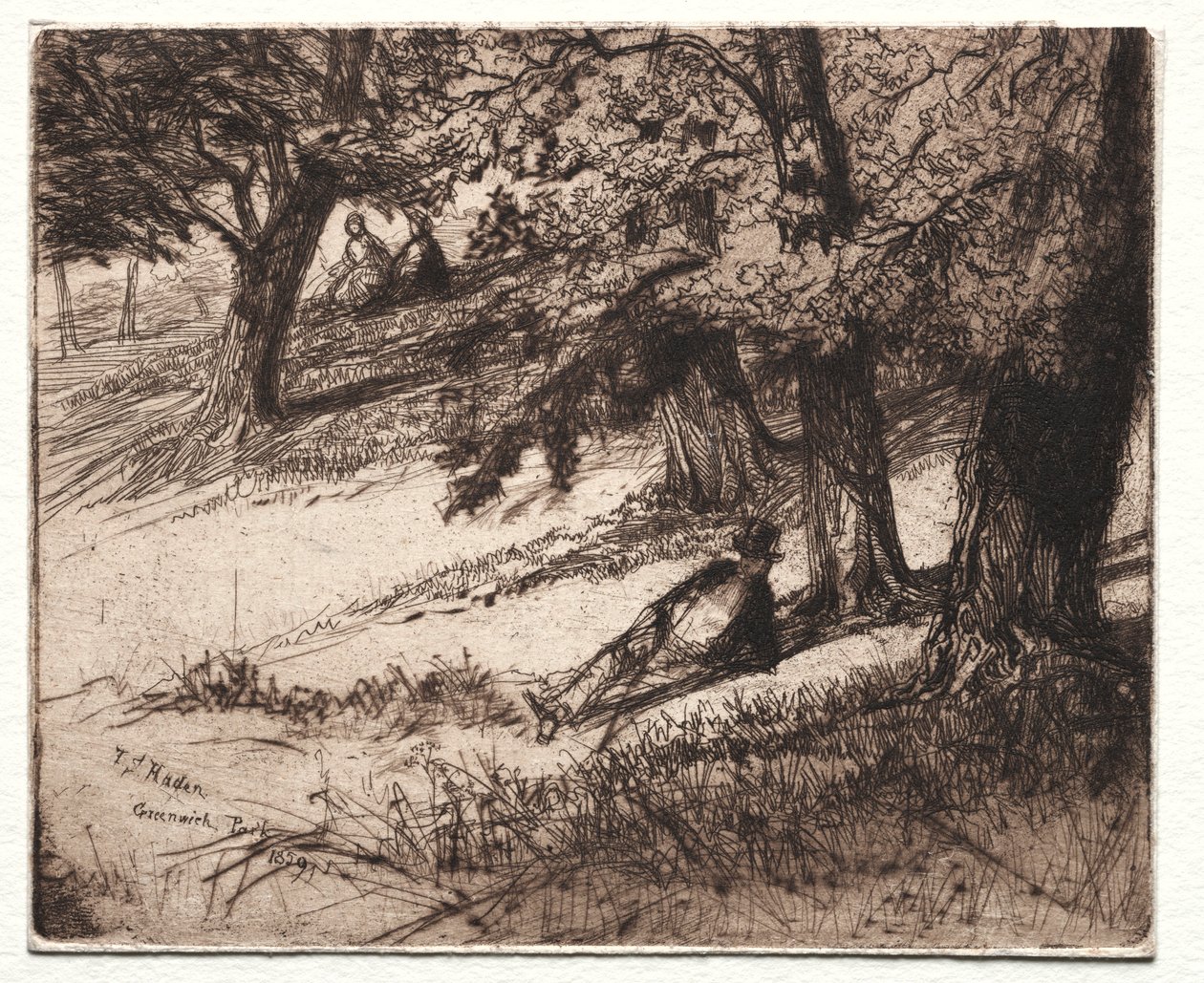 根据1859年茧。 作者 弗朗西斯·西摩·哈登（Francis Seymour Haden）