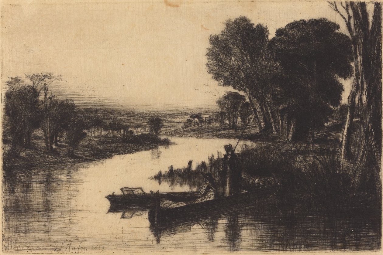 泰晤士渔民 作者 弗朗西斯·西摩·哈登（Francis Seymour Haden）