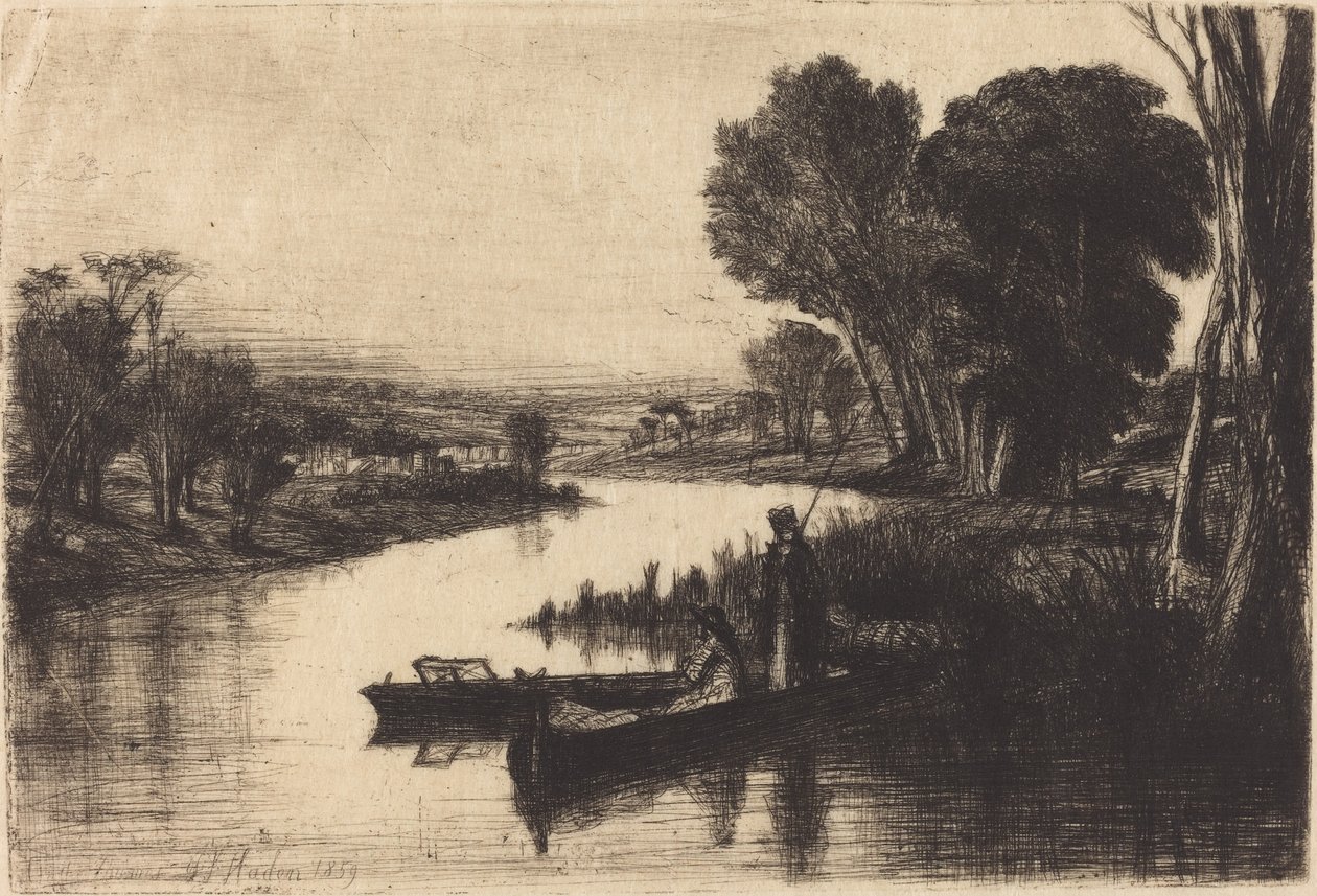 泰晤士渔民 作者 弗朗西斯·西摩·哈登（Francis Seymour Haden）