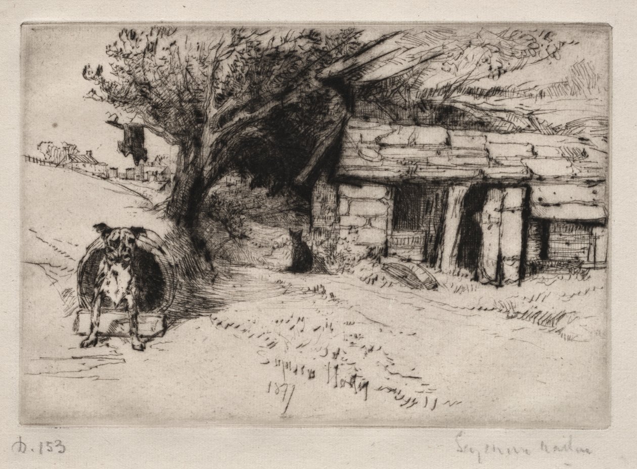 小屋 作者 弗朗西斯·西摩·哈登（Francis Seymour Haden）