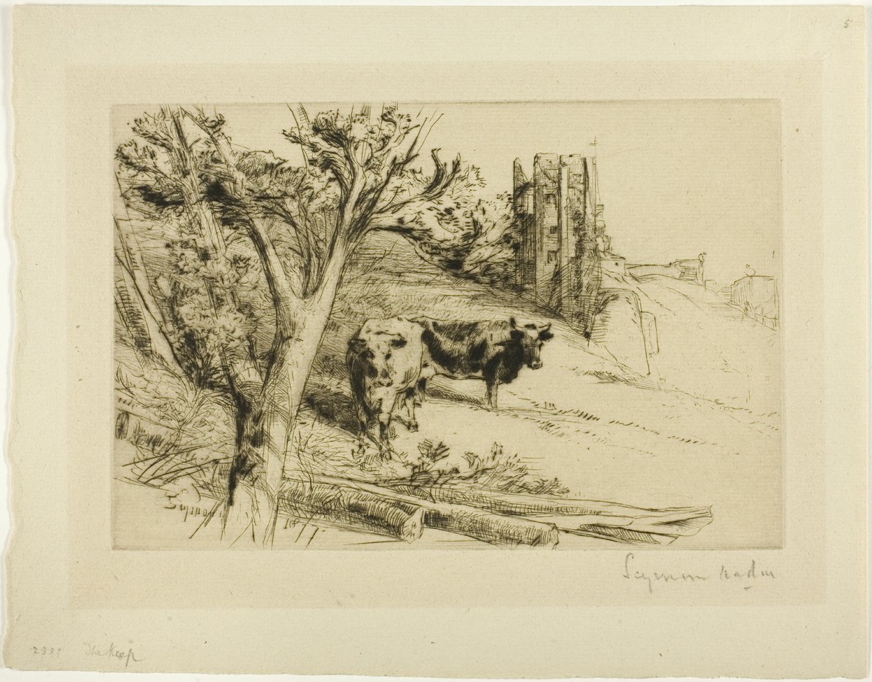 城堡 作者 弗朗西斯·西摩·哈登（Francis Seymour Haden）