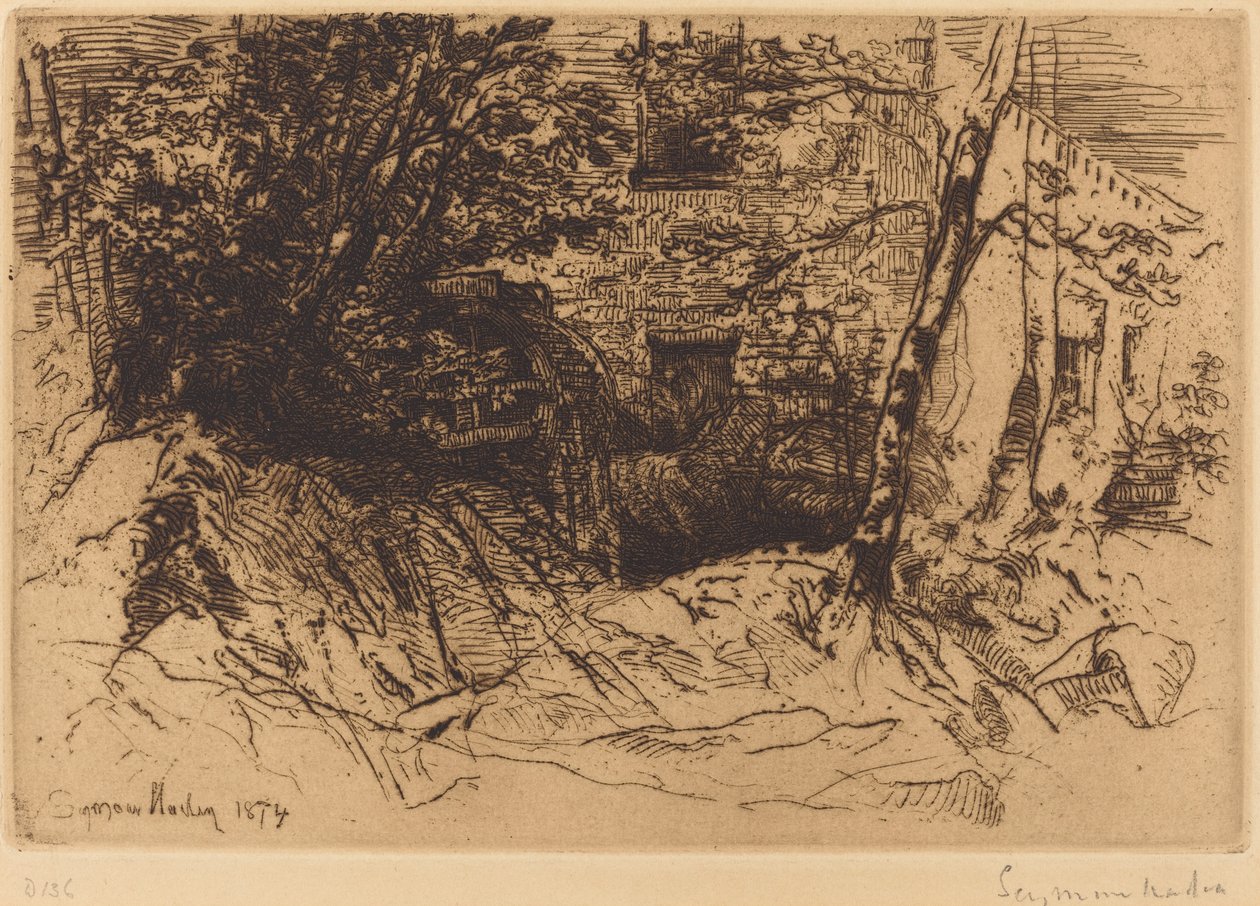 磨轮 作者 弗朗西斯·西摩·哈登（Francis Seymour Haden）