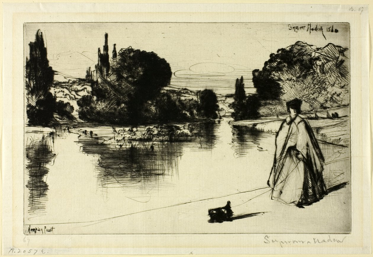 拖曳路径 作者 弗朗西斯·西摩·哈登（Francis Seymour Haden）
