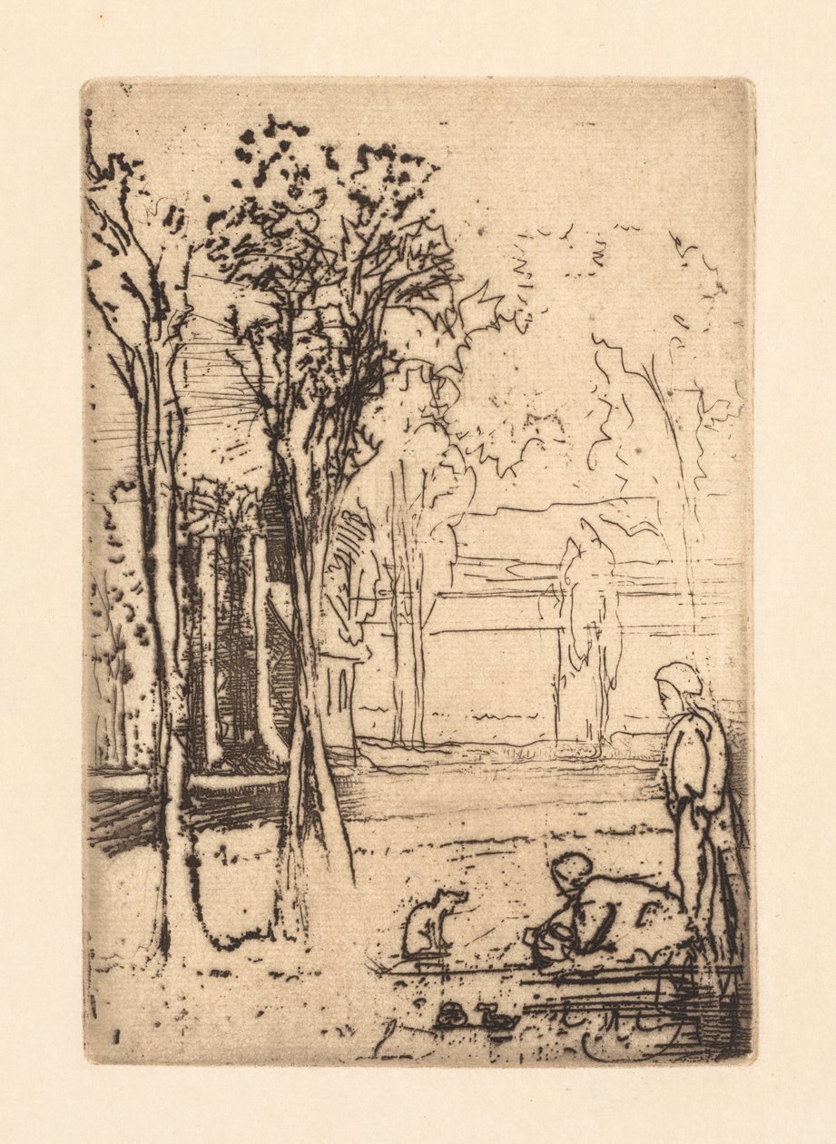 三棵树农场 作者 弗朗西斯·西摩·哈登（Francis Seymour Haden）