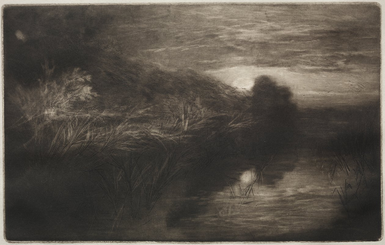 温切尔西运河 作者 弗朗西斯·西摩·哈登（Francis Seymour Haden）