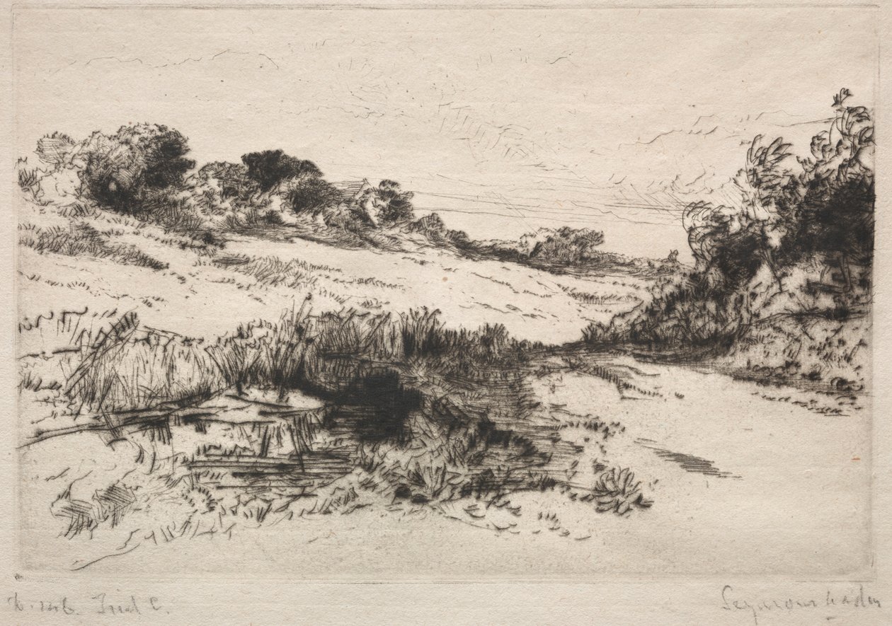 风车山 1 号 作者 弗朗西斯·西摩·哈登（Francis Seymour Haden）