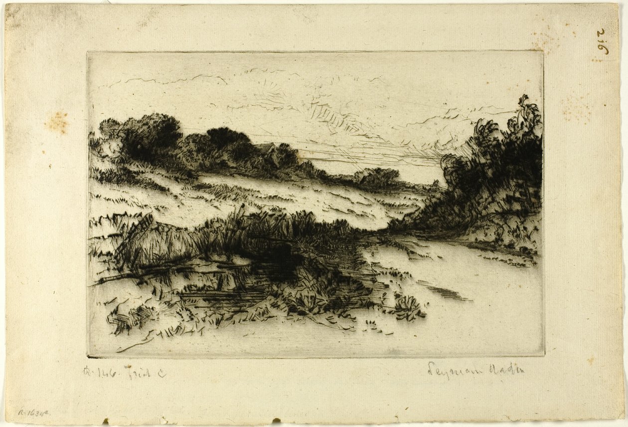 风车山 I 号 作者 弗朗西斯·西摩·哈登（Francis Seymour Haden）