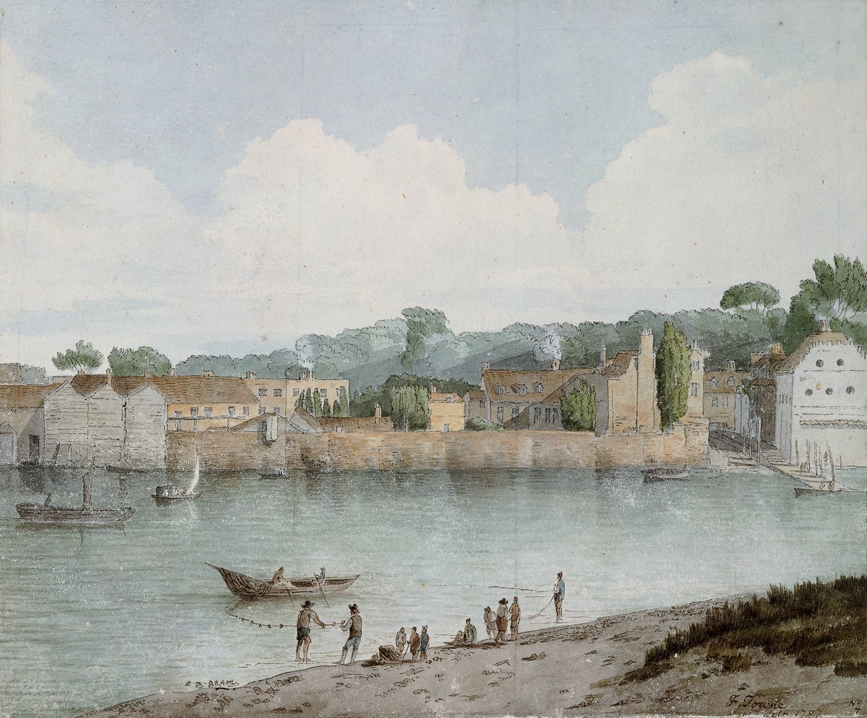 沃克斯豪尔楼梯（Mauxbank），1797年 作者 弗朗西斯·汤恩