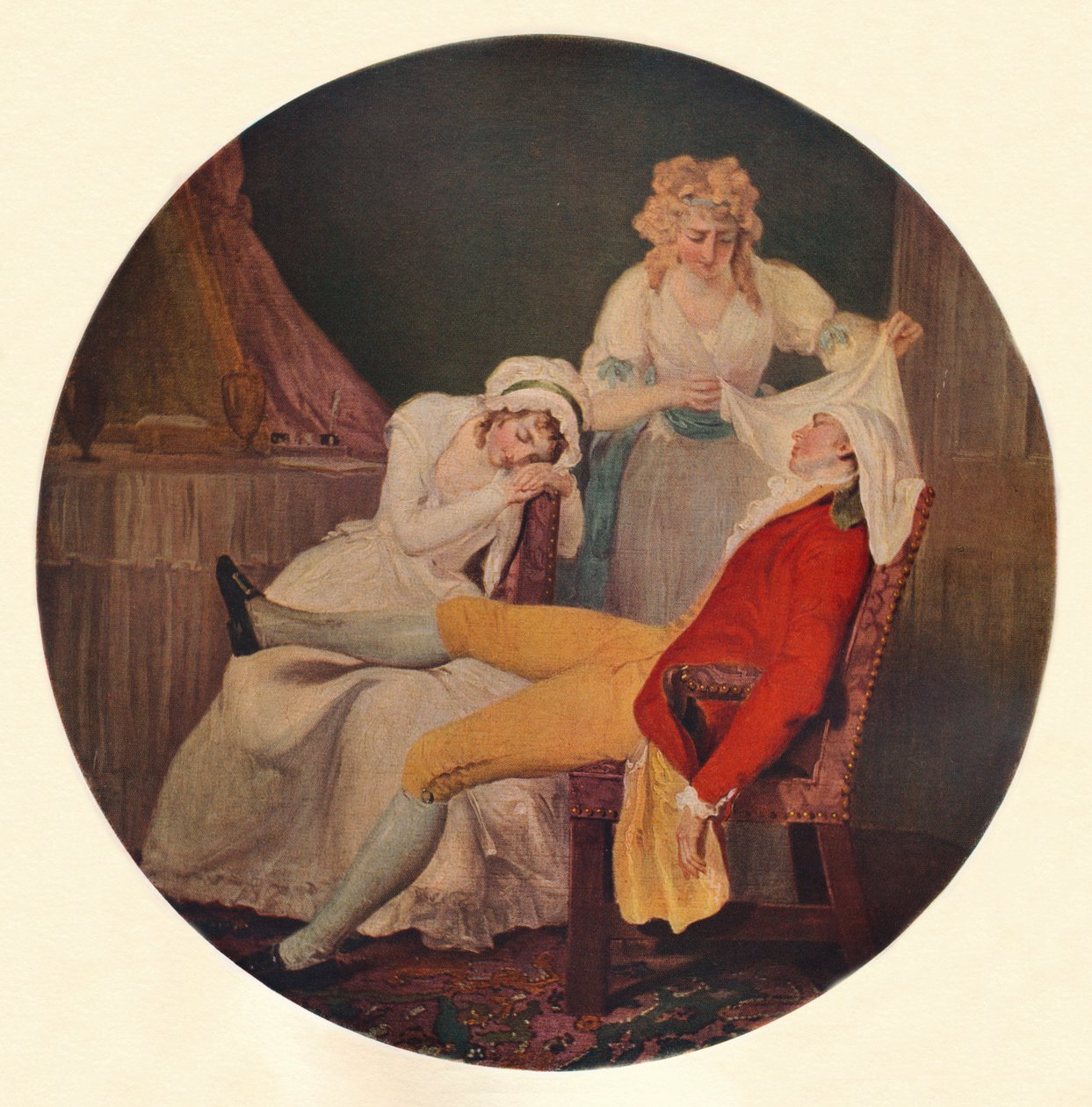 Lady Easys Steinkirk夫人：《无畏丈夫的一幕》，Collley Cibber Act V，第5幕，193 作者 弗朗西斯·惠特利