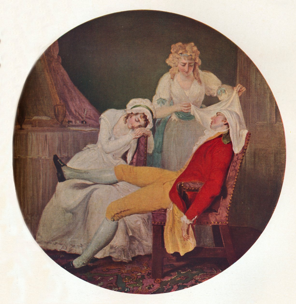 Lady Easys Steinkirk：《无畏丈夫的一幕》，科利·西伯（Colley Cibber），c1790 作者 弗朗西斯·惠特利