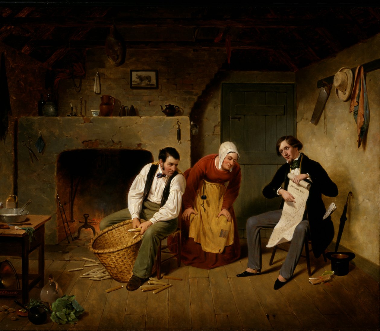 投机者》，1852年。 作者 弗朗西斯·威廉·埃德蒙兹