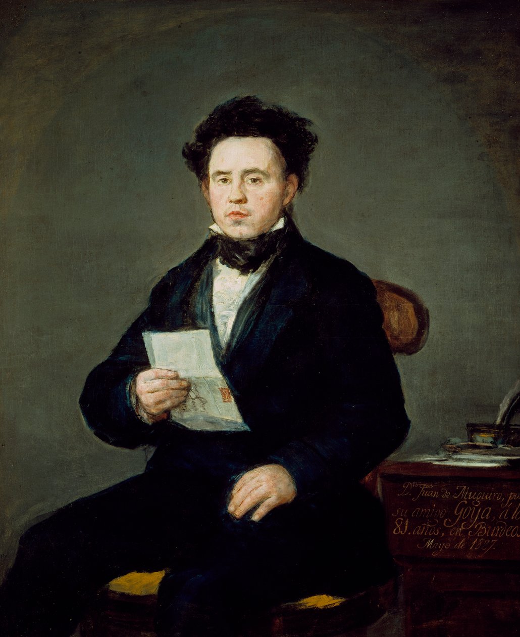 Juan Bautista de Muguiro的肖像 作者 弗朗西斯科·德·戈雅