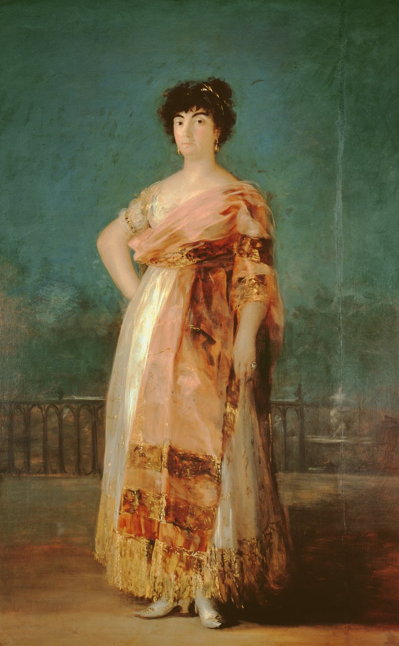 La Tirana，Maria Fernandez，c.1792的肖像 作者 弗朗西斯科·德·戈雅
