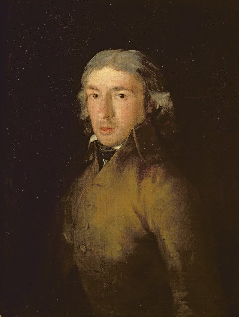 Leandro Fernandez de Moratin的肖像（1760-1828） 作者 弗朗西斯科·德·戈雅