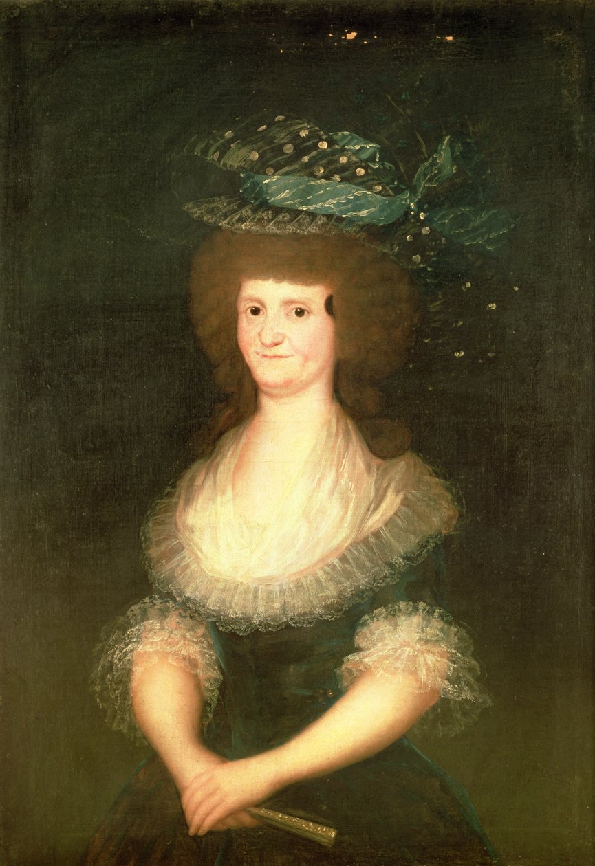 女王玛丽亚路易莎（1751-1819）西班牙国王查理四世（1788-1808）的妻子的肖像 作者 弗朗西斯科·德·戈雅