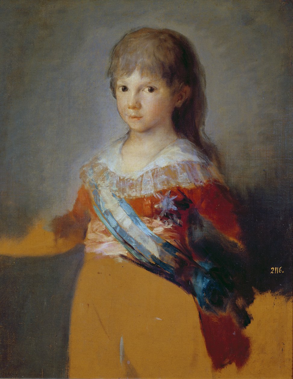Infante Francisco de Paula，1800 作者 弗朗西斯科·德·戈雅