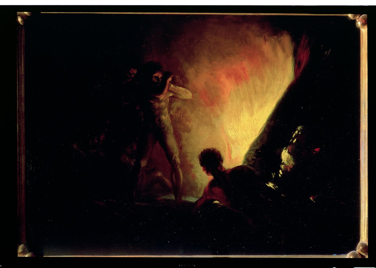 Pyre，c.1800-05 作者 弗朗西斯科·德·戈雅