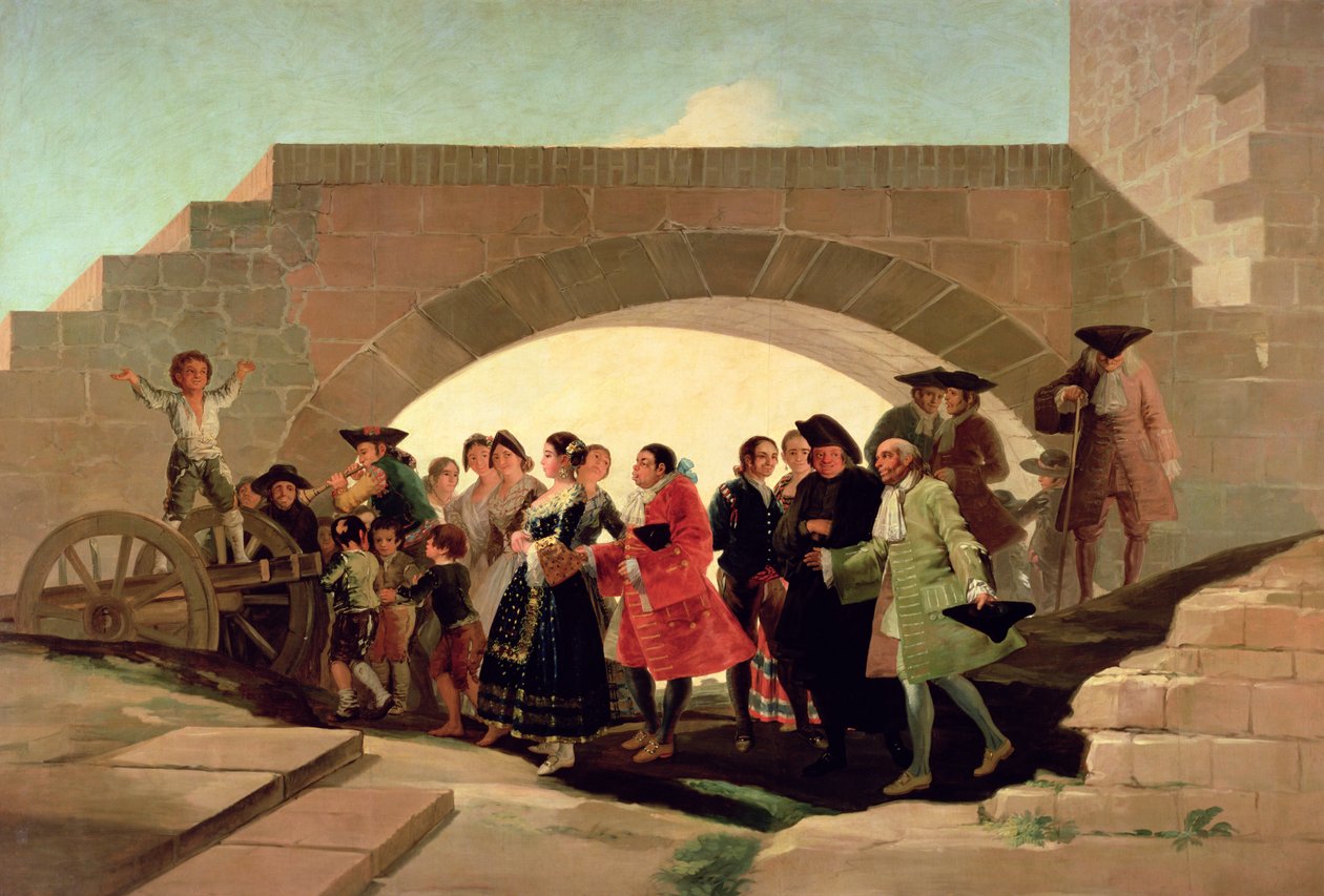 婚礼，1791-92 作者 弗朗西斯科·德·戈雅