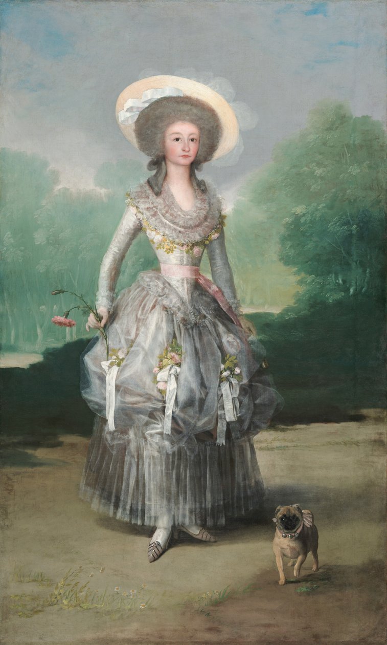 Marquesa de Pontejos 作者 弗朗西斯科·德·戈雅