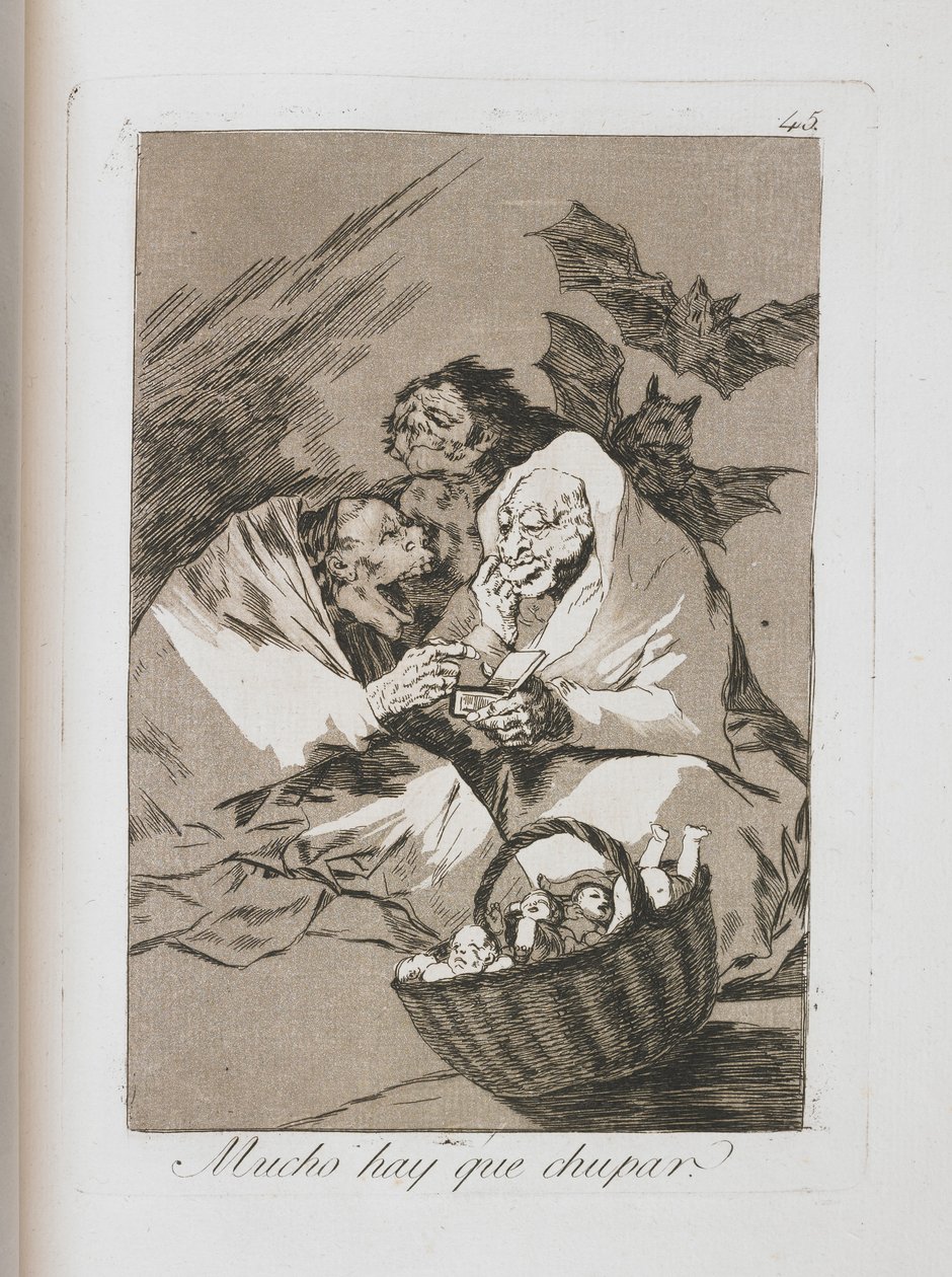 来自Los Caprichos的板块，1797-1798 作者 弗朗西斯科·德·戈雅