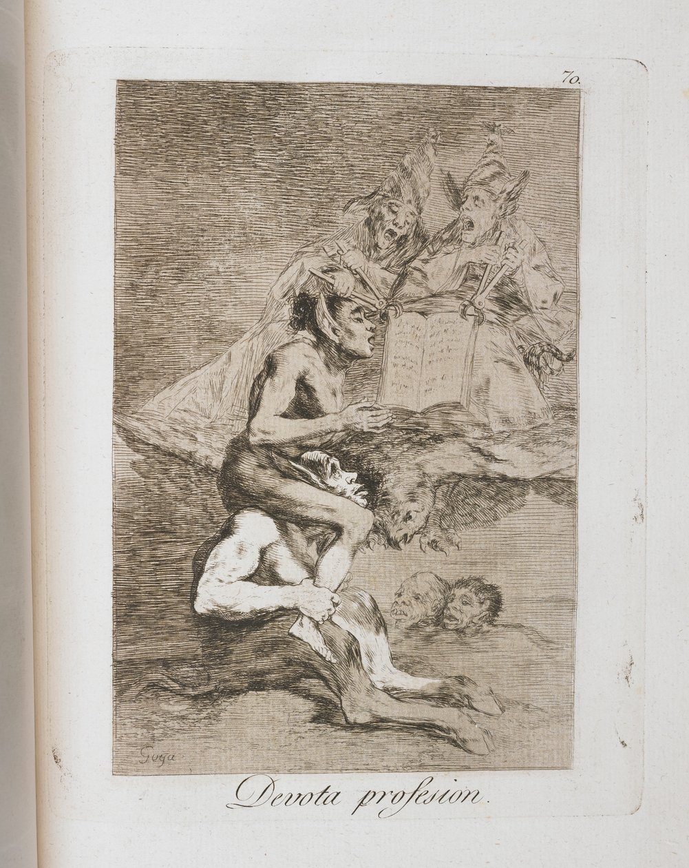 来自Los Caprichos的板块，1797-1798 作者 弗朗西斯科·德·戈雅