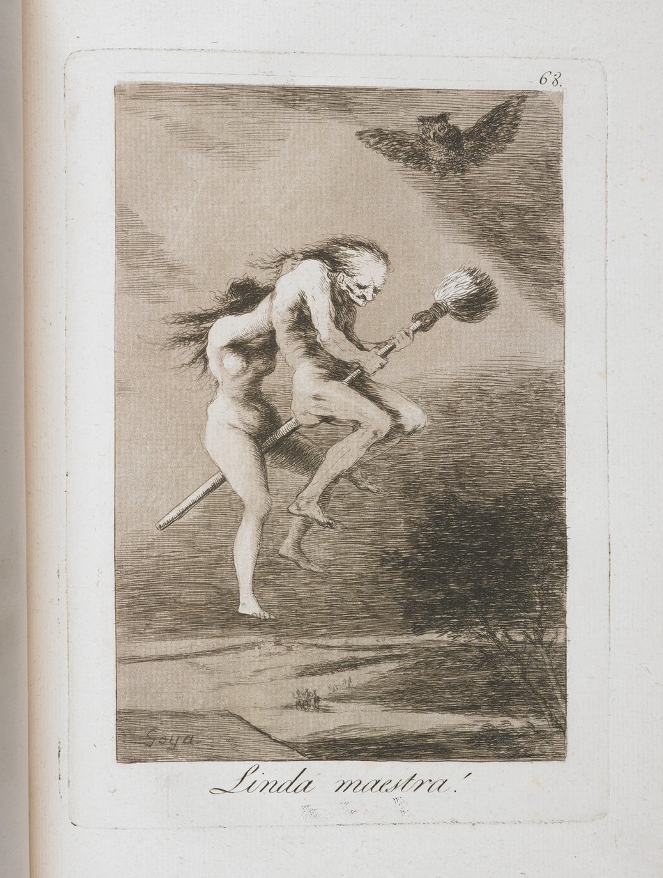 来自Los Caprichos的板块，1797-1798 作者 弗朗西斯科·德·戈雅