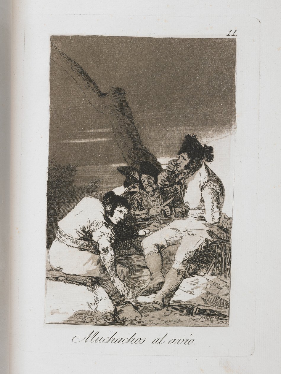 来自Los Caprichos的板块，1797-1798 作者 弗朗西斯科·德·戈雅