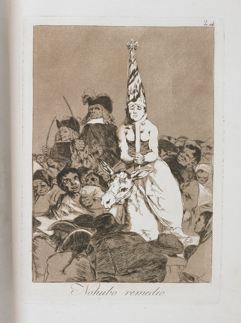 来自Los Caprichos的板块，1797-1798 作者 弗朗西斯科·德·戈雅