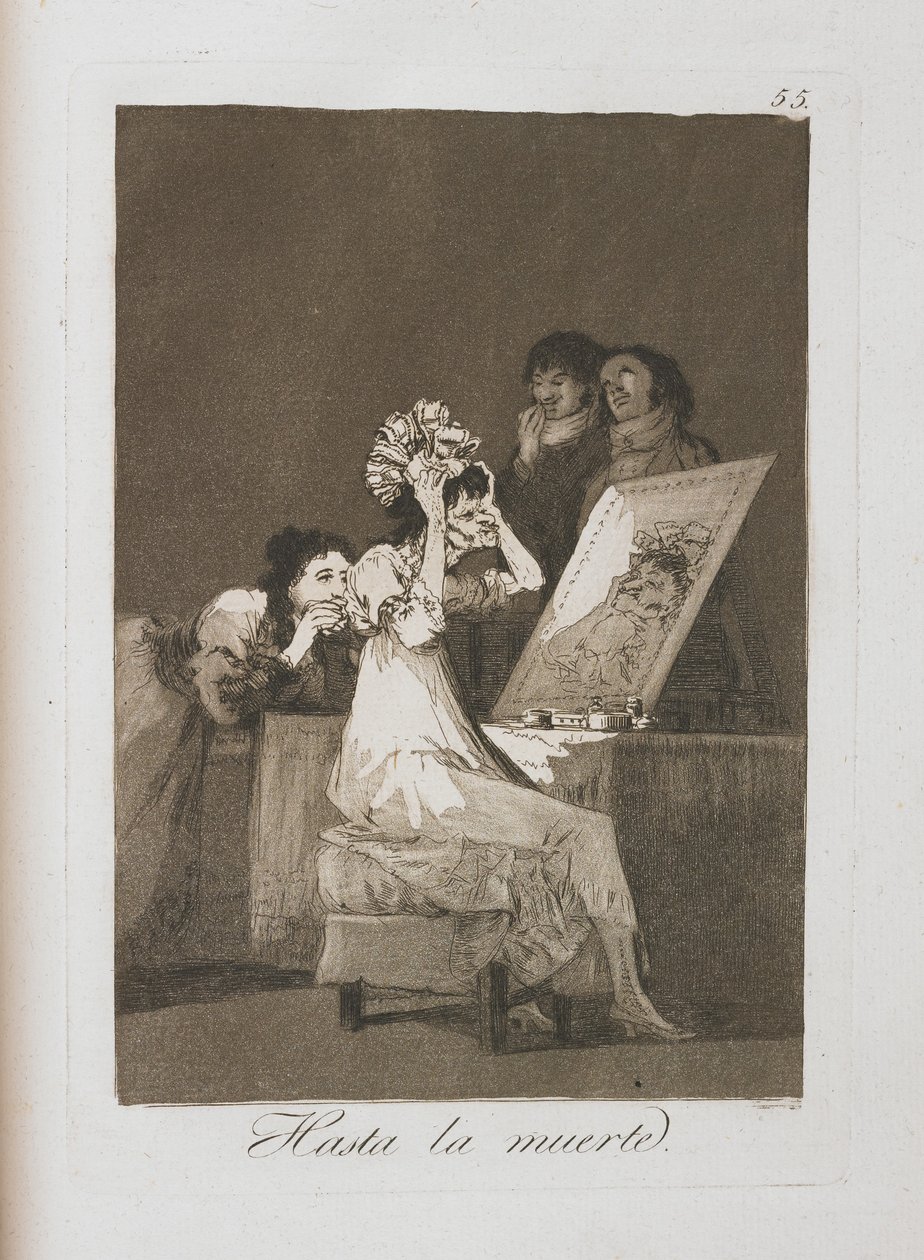 来自Los Caprichos的板块，1797-1798 作者 弗朗西斯科·德·戈雅