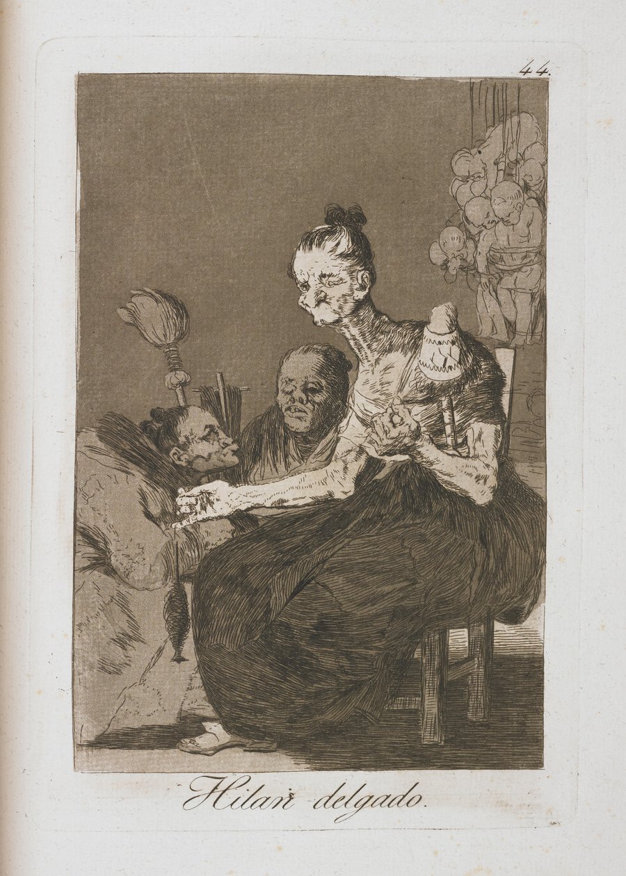 来自Los Caprichos的板块，1797-1798 作者 弗朗西斯科·德·戈雅