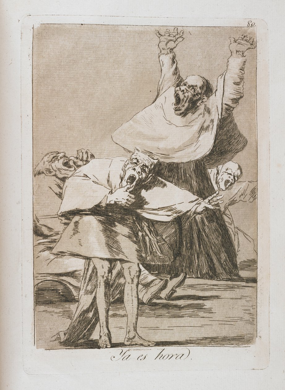 来自Los Caprichos的板块，1797-1798 作者 弗朗西斯科·德·戈雅