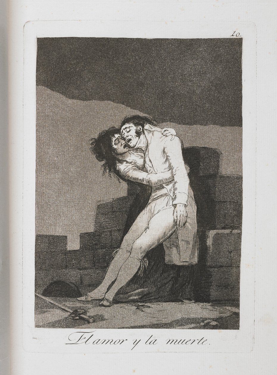 来自Los Caprichos的板块，1797-1798 作者 弗朗西斯科·德·戈雅