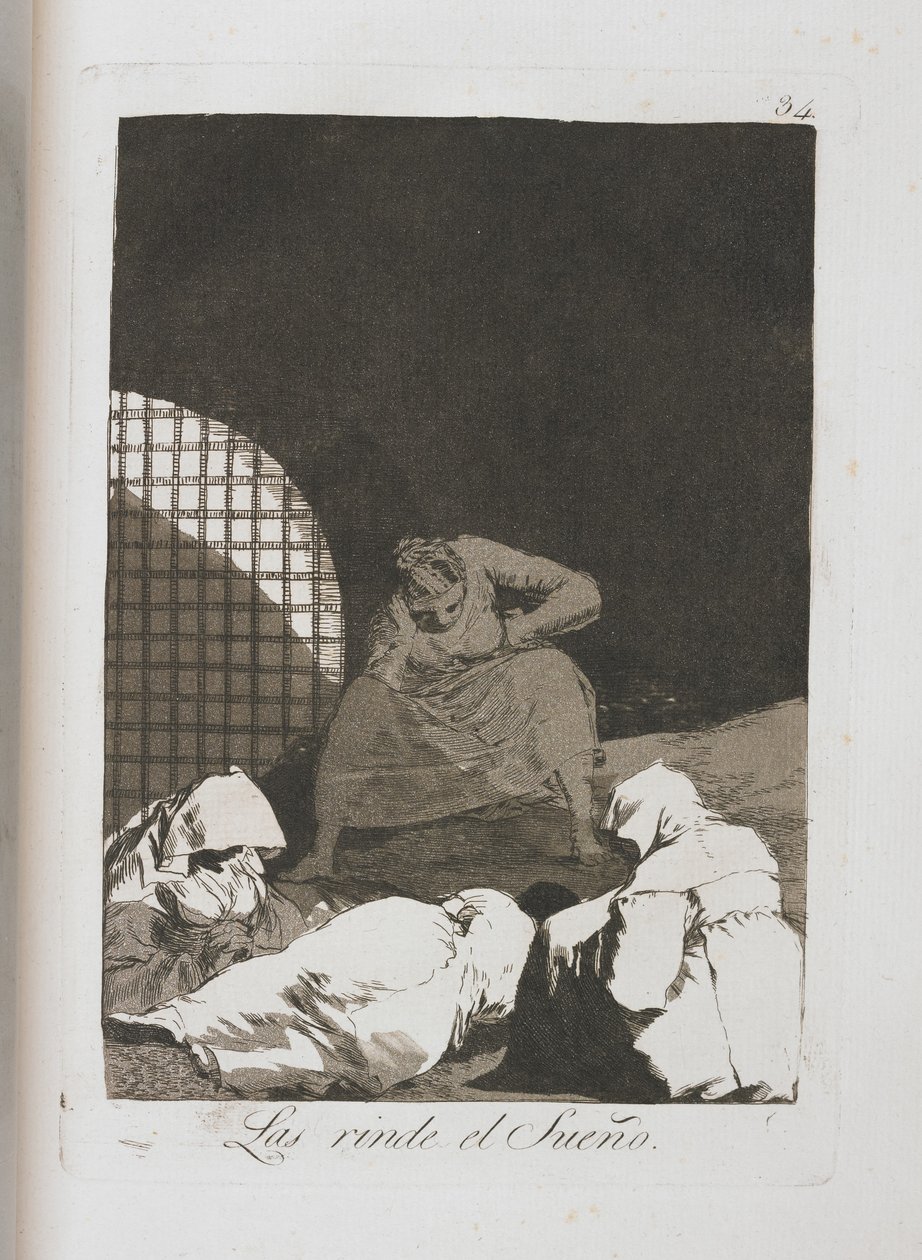 来自Los Caprichos的板块，1797-1798 作者 弗朗西斯科·德·戈雅