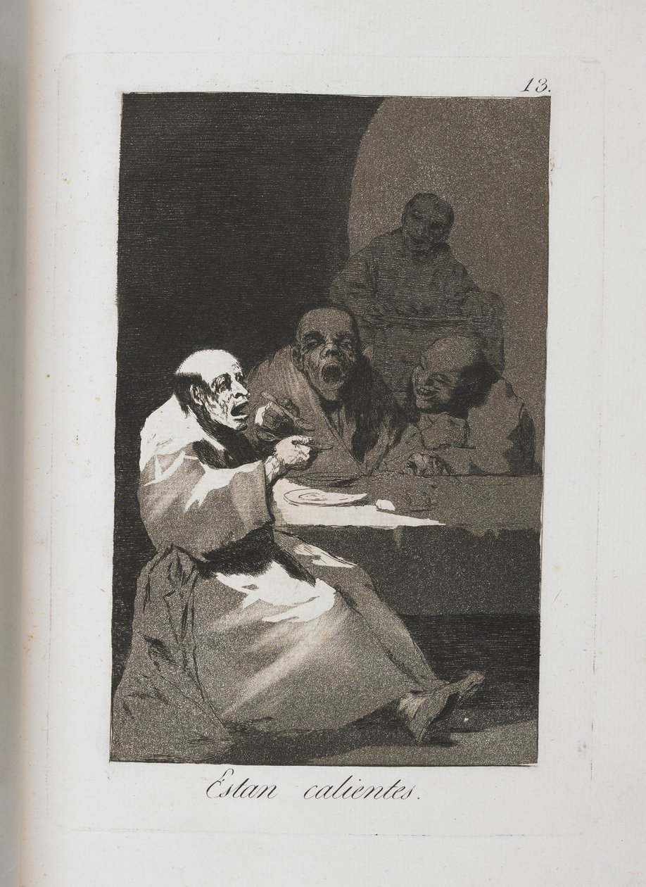 来自Los Caprichos的板块，1797-1798 作者 弗朗西斯科·德·戈雅