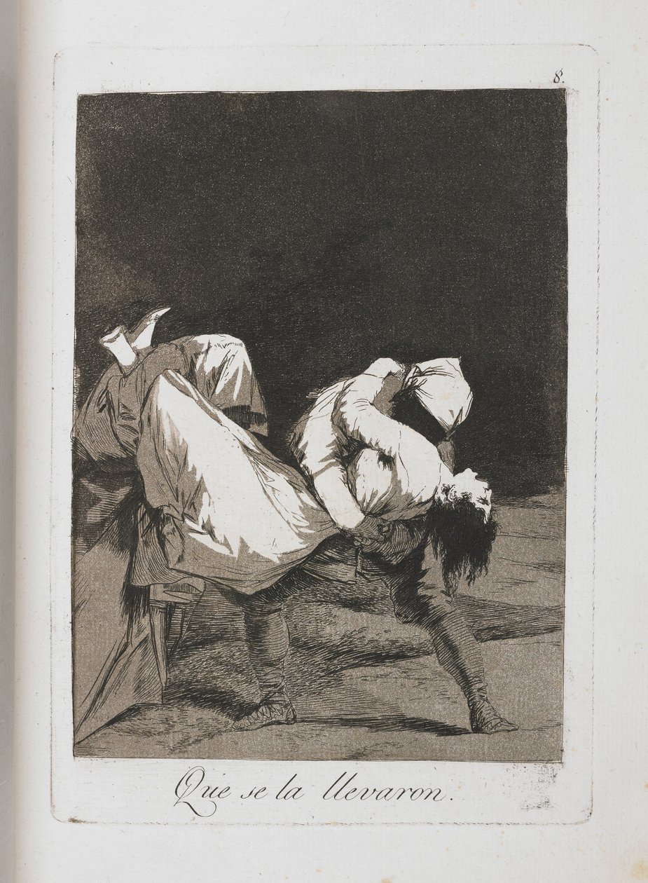来自Los Caprichos的板块，1797-1798 作者 弗朗西斯科·德·戈雅