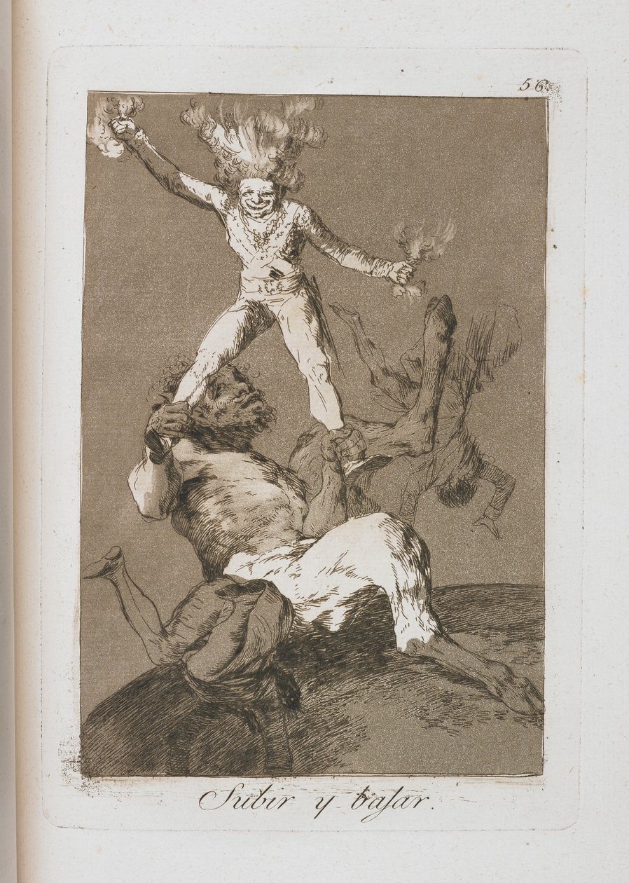 来自Los Caprichos的板块，1797-1798 作者 弗朗西斯科·德·戈雅