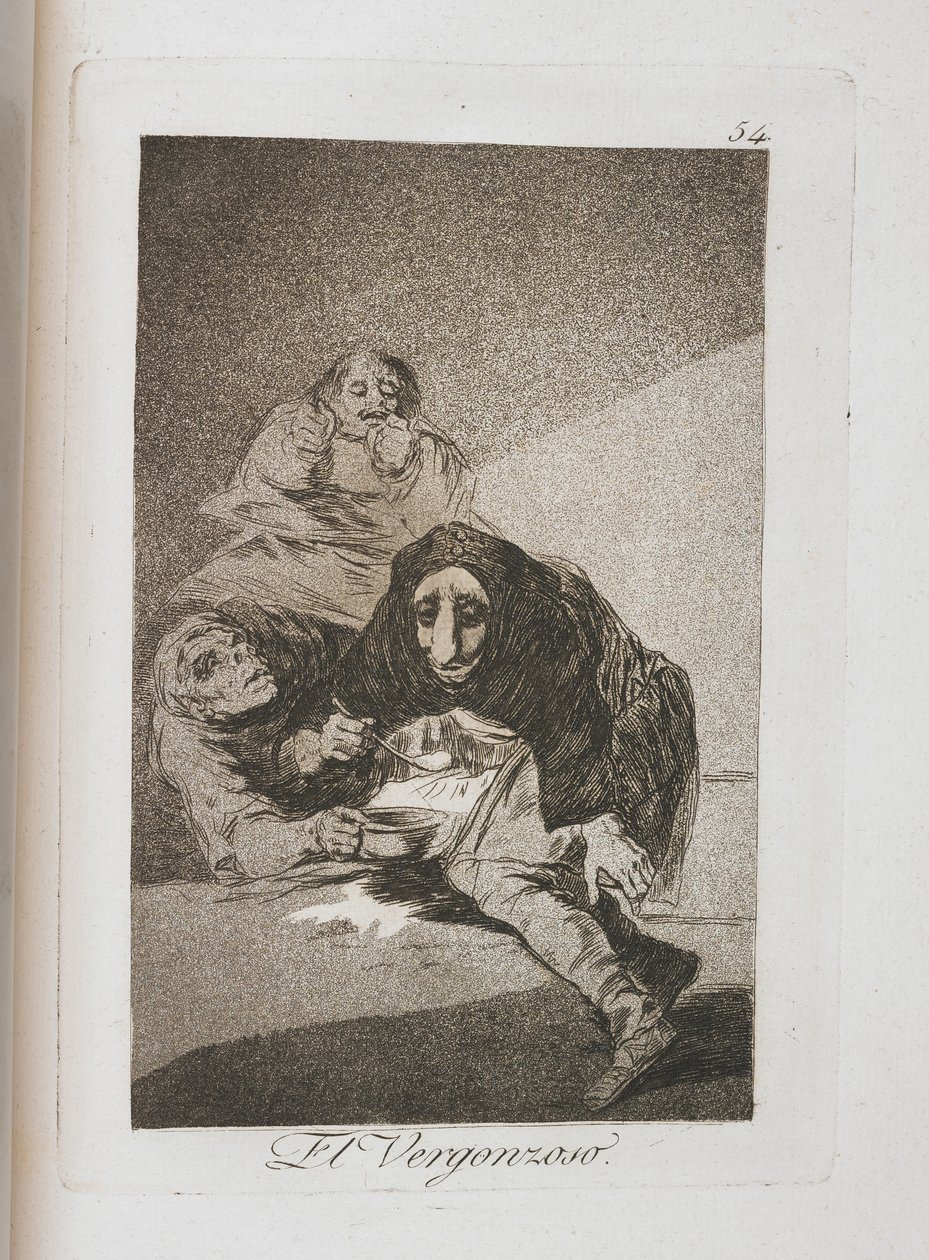 来自Los Caprichos的板块，1797-1798 作者 弗朗西斯科·德·戈雅