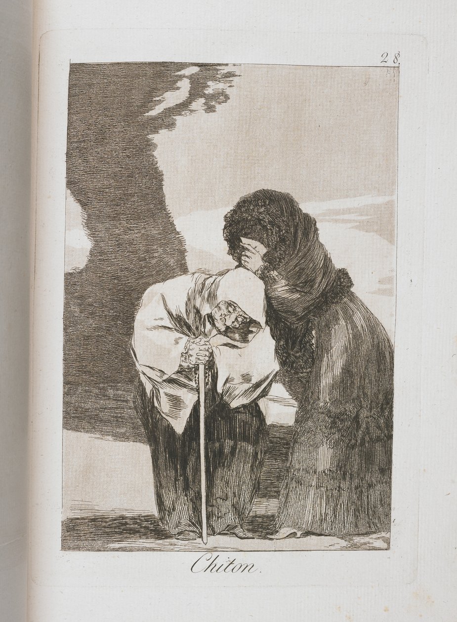 来自Los Caprichos的板块，1797-1798 作者 弗朗西斯科·德·戈雅