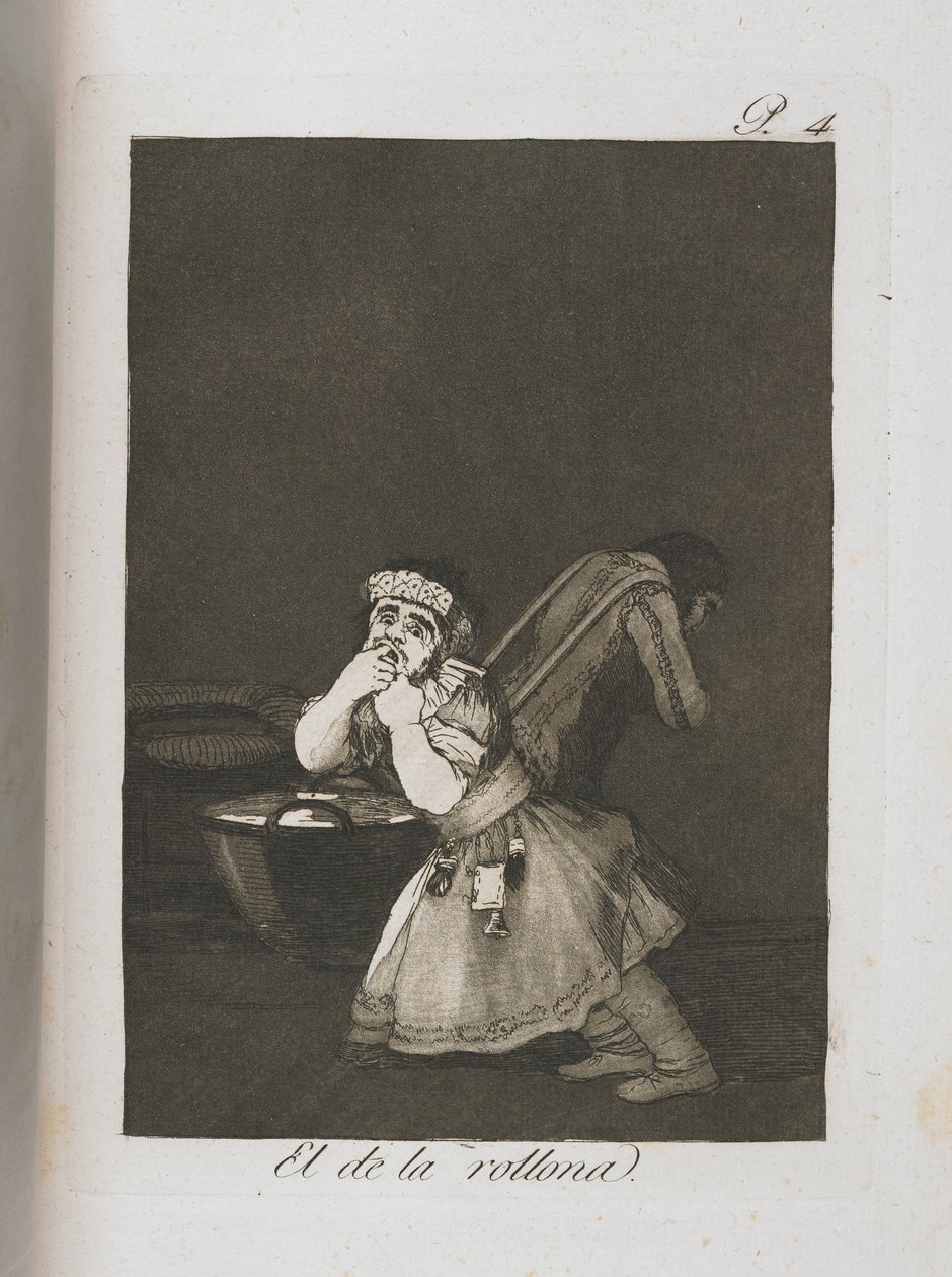 来自Los Caprichos的板块，1797-1798 作者 弗朗西斯科·德·戈雅