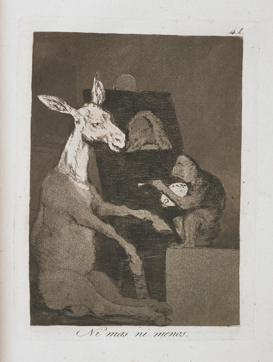 来自Los Caprichos的板块，1797-1798 作者 弗朗西斯科·德·戈雅